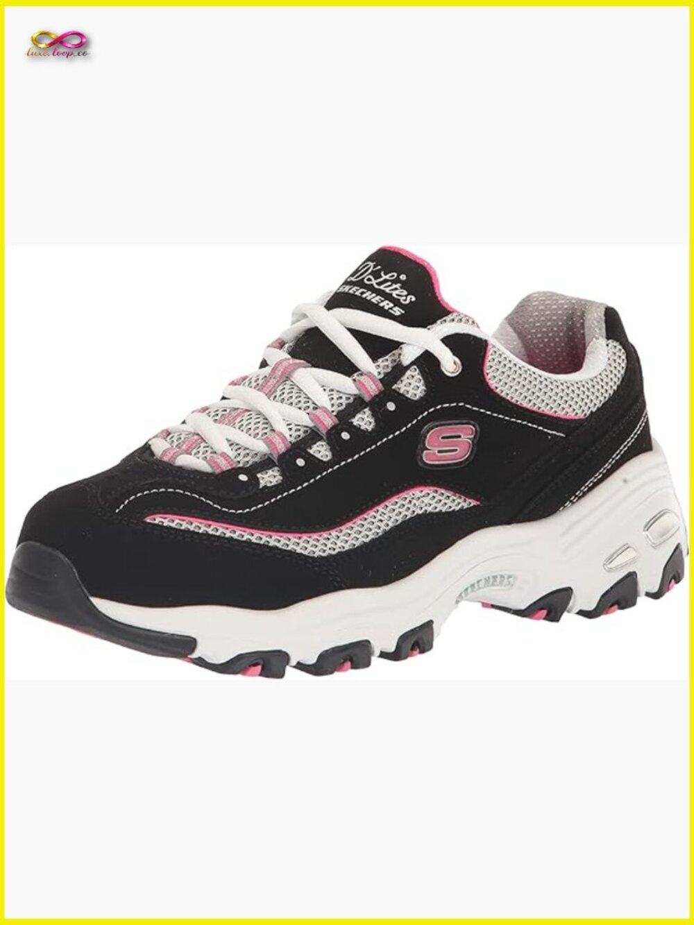 Memory Foam Lace-up Sneakers Athletic Walking Shoes Casual Comfort